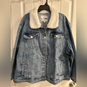 Fashion Nova Denim Sherpa jacket